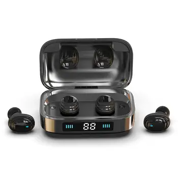H01 TWS LED Electric Display Bluetooth 5.0 In-ear Stereo Music Headset Wireless Earphone IPX7 Waterproof 9D StereoHeadphone
H01 TWS LED Electric Display Bluetooth 5.0 In-ear Stereo Music Headset Wireless Earphone IPX7 Waterproof 9D StereoHeadphone