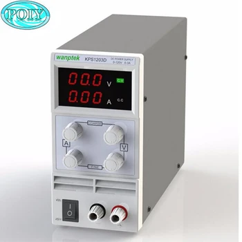 Wanptek 120V 3A Lab DC Power Supply Adjustable LED Display Switching Regulator KPS1203D For Phone Repair Rework 110v - 220v
Wanptek 120V 3A Lab DC Power Supply Adjustable LED Display Switching Regulator KPS1203D For Phone Repair Rework 110v - 220v