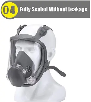 3/7 in 1 3 interface 6800 Gas Mas Combination 6001 Filter With Filters Cotton Filter Box Full Face Facepiece Respirator Gas Mask
3/7 in 1 3 interface 6800 Gas Mas Combination 6001 Filter With Filters Cotton Filter Box Full Face Facepiece Respirator Gas Mask