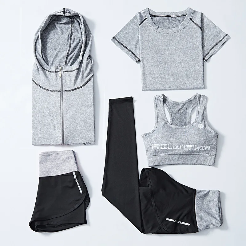 2018 on New Style Yoga Clothes Suit Female Sports Gym Morning Jogging Suits Loose-Fit Quick Drying Clothes Three/four/five Piece
2018 on New Style Yoga Clothes Suit Female Sports Gym Morning Jogging Suits Loose-Fit Quick Drying Clothes Three/four/five Piece