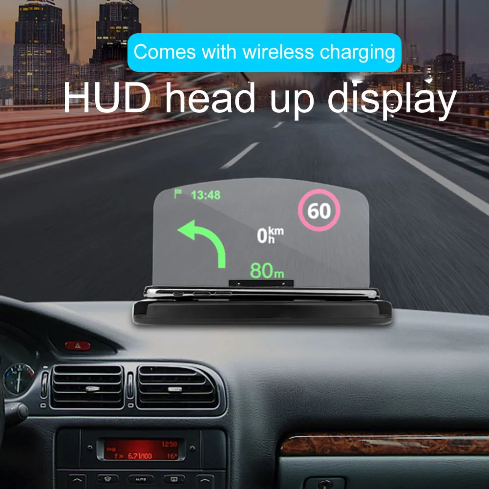 Head-up Display Mobile Phone Holder Wireless Charging Portable for Car Driving SEC88
Head-up Display Mobile Phone Holder Wireless Charging Portable for Car Driving SEC88