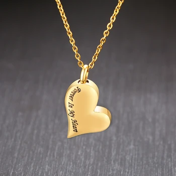 Forever In My Heart Container Urn Pendant Men Stainless Steel Memorial Ash Keepsake Necklaces Cremation Jewelry
Forever In My Heart Container Urn Pendant Men Stainless Steel Memorial Ash Keepsake Necklaces Cremation Jewelry