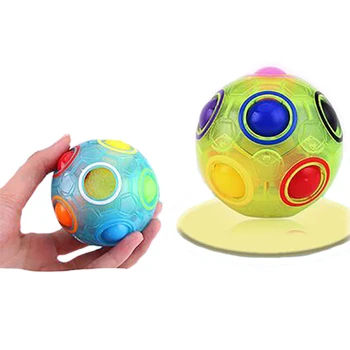 Rainbow Cube ball Creative Puzzle Soccer Mini Magic Cubes Toy Adult Decompression Anti Stress Children Learning
Rainbow Cube ball Creative Puzzle Soccer Mini Magic Cubes Toy Adult Decompression Anti Stress Children Learning