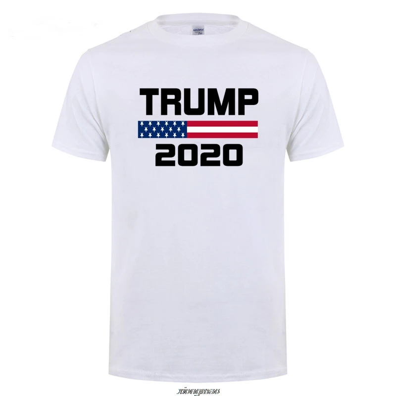 

American Flag Keep America Great Donald Trump For President USA 2020 Republican T Shirt For Men Women O Neck Cotton T-Shirt Tee