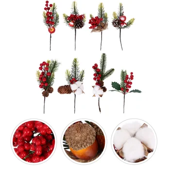8pcs Christmas Holiday Decor Simulation Plant Berry Branches (Random Style)
8pcs Christmas Holiday Decor Simulation Plant Berry Branches (Random Style)