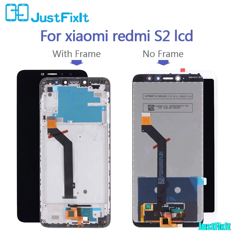 For Xiaomi Redmi S2 Original LCD Touch Screen with Frame Digitizer Assembly For Redmi S2 LCD Replacement Parts 5.99'' Display
For Xiaomi Redmi S2 Original LCD Touch Screen with Frame Digitizer Assembly For Redmi S2 LCD Replacement Parts 5.99'' Display