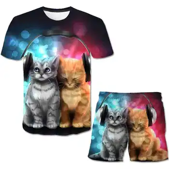 2020 fox cat Boys Girls summer fashion clothing sets kids striped short-sleeved cartoon T-shirt shorts suit clothes for children
2020 fox cat Boys Girls summer fashion clothing sets kids striped short-sleeved cartoon T-shirt shorts suit clothes for children