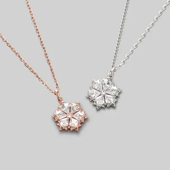 Leouerry 925 Sterling Silver Snowflake Necklaces Elegant Geometric Cubic Zirconia Pendant Necklaces for Women Silver 925 Jewelry
Leouerry 925 Sterling Silver Snowflake Necklaces Elegant Geometric Cubic Zirconia Pendant Necklaces for Women Silver 925 Jewelry