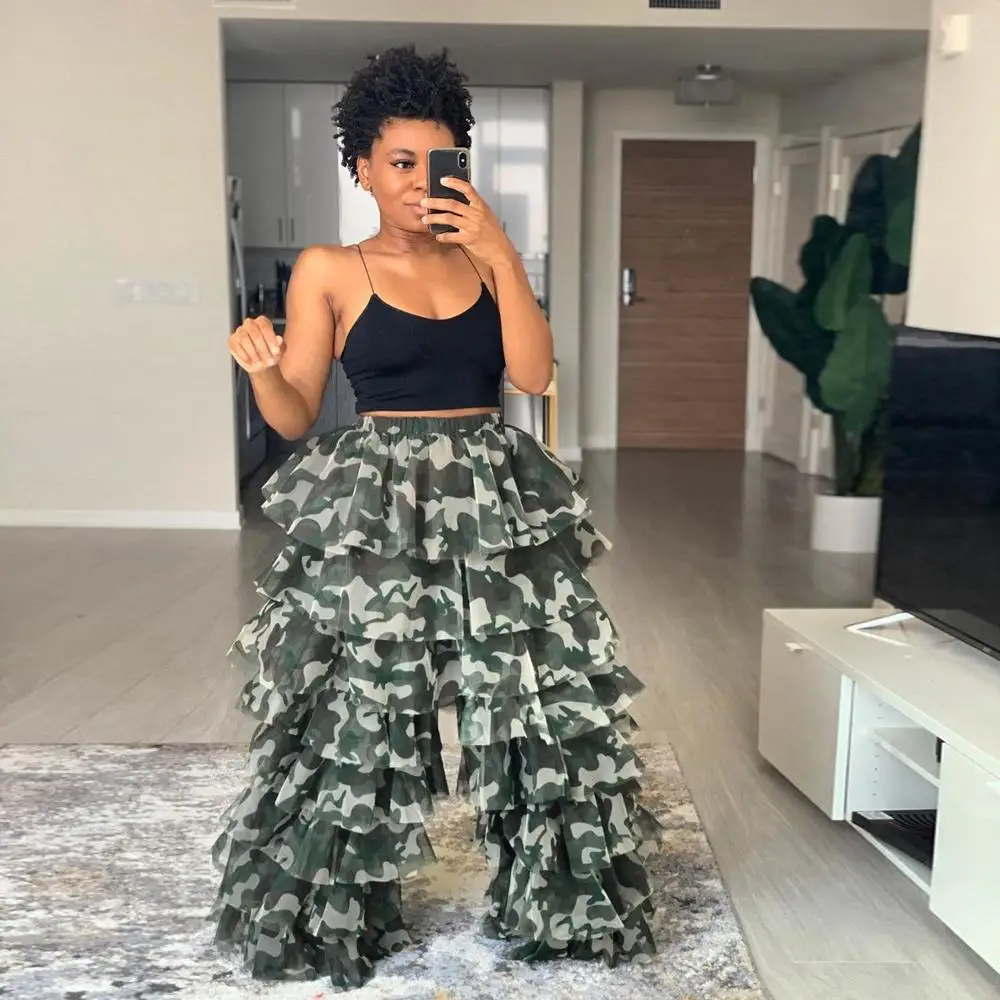 2020 Chic Camoufla Tulle Pants Custom Made Tiered Ruffled Pants Beach Party High Street Photo Shoot Girls Tulle Long Length
2020 Chic Camoufla Tulle Pants Custom Made Tiered Ruffled Pants Beach Party High Street Photo Shoot Girls Tulle Long Length
