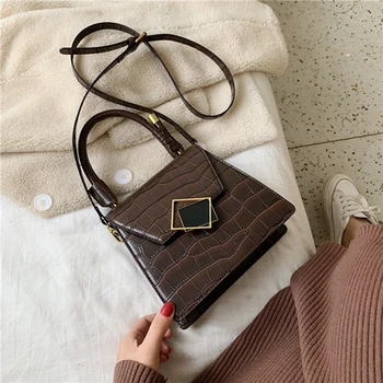 Luxury Woman Bag Fashion Pure Black Crocodile Pattern Handbags for Woman 2020 Small Crossbody Bags for Lady Shoulder Bag
Luxury Woman Bag Fashion Pure Black Crocodile Pattern Handbags for Woman 2020 Small Crossbody Bags for Lady Shoulder Bag