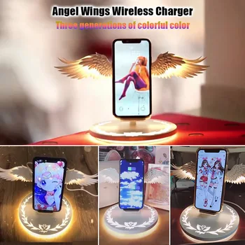 Angel Wing Wireless Charging Dock Charger Holder Stand 10W Fast for Mobile Phone SGA998
Angel Wing Wireless Charging Dock Charger Holder Stand 10W Fast for Mobile Phone SGA998