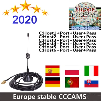 Cccam cline for 1 year SpainDVB-S2 Receptor Oscam cline use for GT media V9 Super V8 Nova Satellite TV Receiver Europe channels
