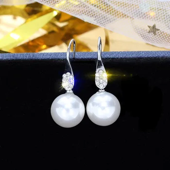 Dominated new creative contracted fine pearl joker Drop earrings Women Korean crystal fashion Water Drop design earrings
Dominated new creative contracted fine pearl joker Drop earrings Women Korean crystal fashion Water Drop design earrings