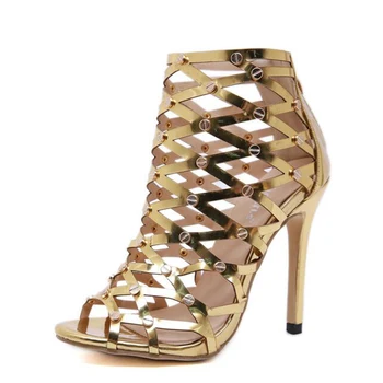 Women new designersThin Heels Sandals luxury Golden Gladiator Shoes Summer Bar Sexy High-heeled Sandal platform sandals 
Women new designersThin Heels Sandals luxury Golden Gladiator Shoes Summer Bar Sexy High-heeled Sandal platform sandals