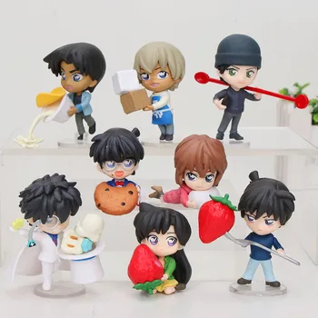 8pcs/set Anime Detective Conan figure toy Character Conan Kudou Shinichi working ver .Q version PVC Action Figure Model Toys
8pcs/set Anime Detective Conan figure toy Character Conan Kudou Shinichi working ver .Q version PVC Action Figure Model Toys