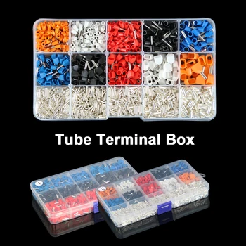 Dual Wire Tube Terminal Box Mixed Electrical Tubular Terminal Insulated Bootlace Ferrules Wire Connector Crimp Terminals Kits
Dual Wire Tube Terminal Box Mixed Electrical Tubular Terminal Insulated Bootlace Ferrules Wire Connector Crimp Terminals Kits