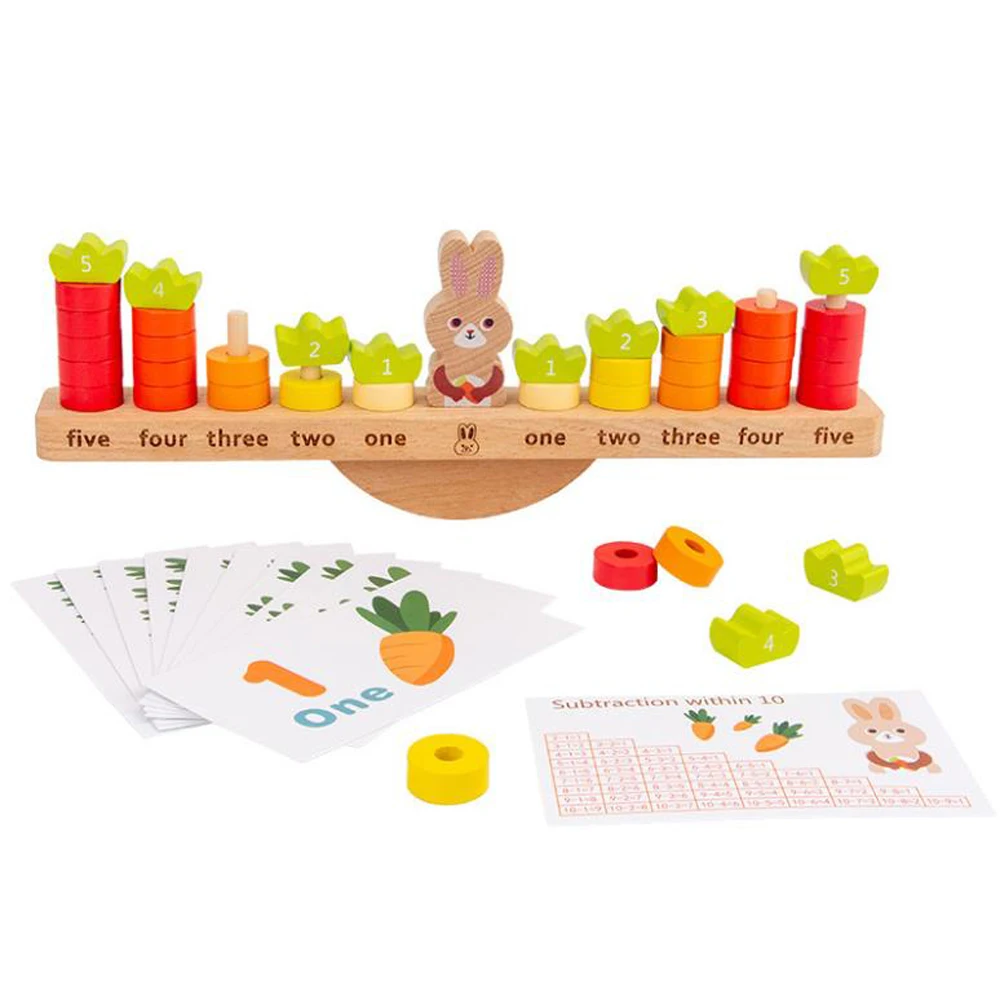 Early Education Toy Lovely Rabbit Balance Number Calculation Toy Building Blocks Kindergarten Interactive Toys for Children
Early Education Toy Lovely Rabbit Balance Number Calculation Toy Building Blocks Kindergarten Interactive Toys for Children