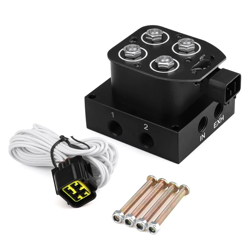1/4 inch NPT 4 Port Direct Action Air Valve Manifold Air Ride Suspension Air Bags
1/4 inch NPT 4 Port Direct Action Air Valve Manifold Air Ride Suspension Air Bags