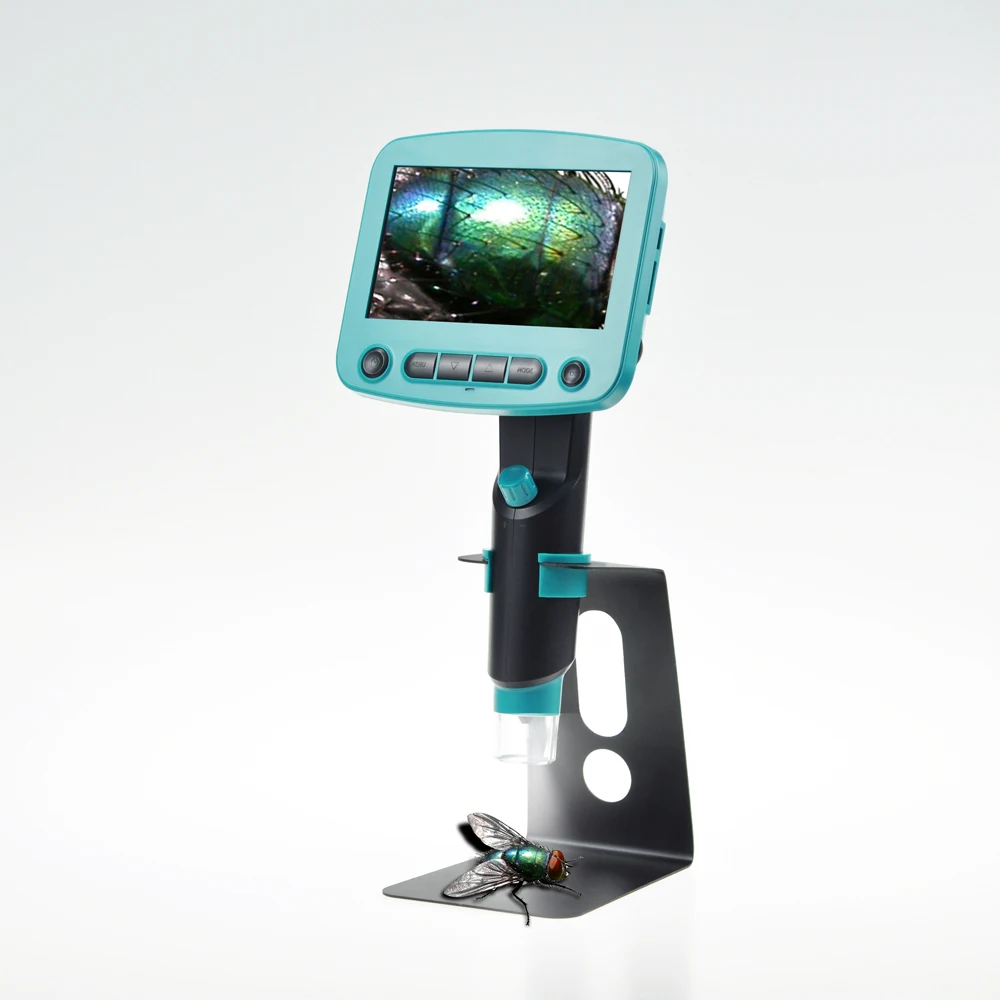 800x 4.3 Inch LCD Display 480*272 Resolution and High Brightness 8 LEDs Portable USB Digital Microscope for Industry Soldering
800x 4.3 Inch LCD Display 480*272 Resolution and High Brightness 8 LEDs Portable USB Digital Microscope for Industry Soldering