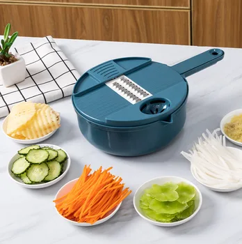 Multi-Function Slicing Machine Cutting up Vegetables Kitchen Cutting up Vegetables Artifact Household Shredding Machine Potato
Multi-Function Slicing Machine Cutting up Vegetables Kitchen Cutting up Vegetables Artifact Household Shredding Machine Potato