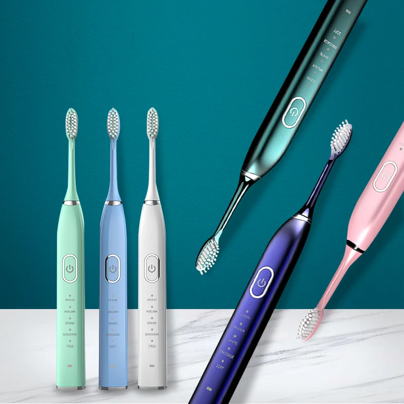Rechargeable Sonic Electric Toothbrush with USB Rechargeable Toothbrush Waterproof Ultrasonic Automatic Tooth Brush
Rechargeable Sonic Electric Toothbrush with USB Rechargeable Toothbrush Waterproof Ultrasonic Automatic Tooth Brush