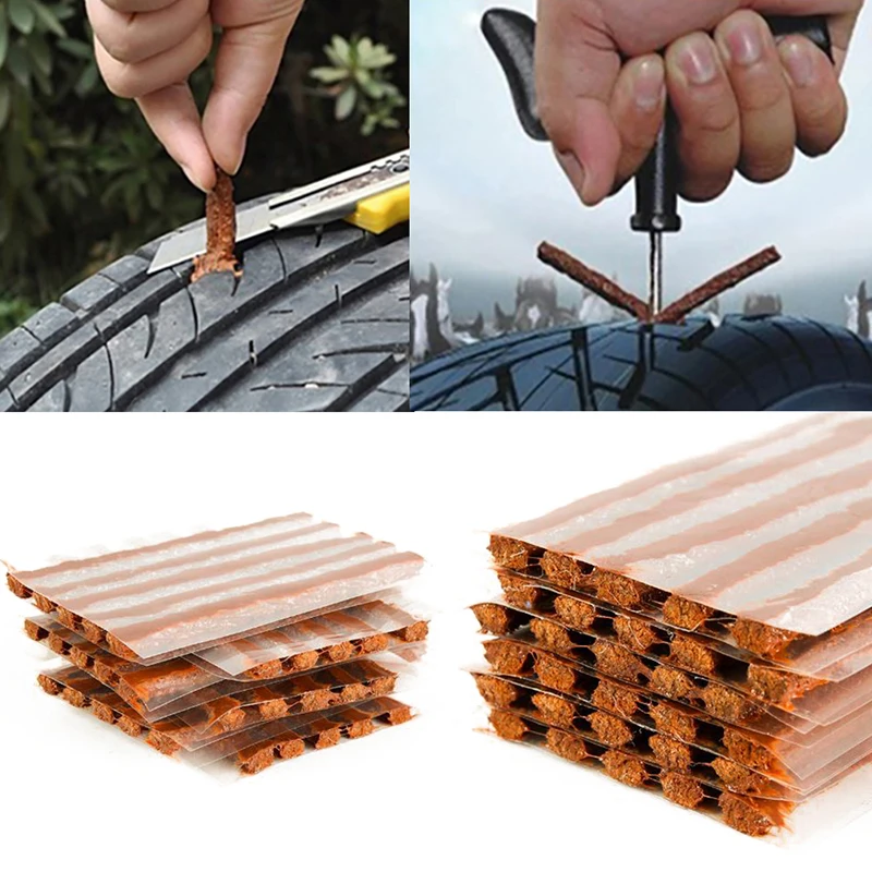 5 Pcs/set 6x10cm Auto Motorcycle Self-vulcanization Puncture Recovery Tubeless Seal Patch Maintenance Tire Repair Rubber Strip
5 Pcs/set 6x10cm Auto Motorcycle Self-vulcanization Puncture Recovery Tubeless Seal Patch Maintenance Tire Repair Rubber Strip