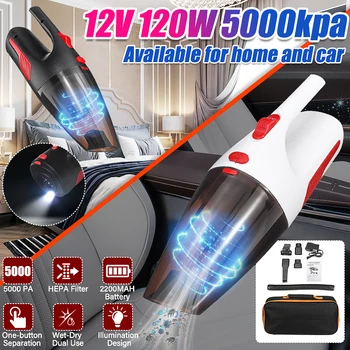 5000pa Strong Power Car Vacuum Cleaner DC 12 Volt 120W 5KPA Wireless Cyclonic Wet/Dry Auto Portable Vacuums Cleaner HEPA Filter
5000pa Strong Power Car Vacuum Cleaner DC 12 Volt 120W 5KPA Wireless Cyclonic Wet/Dry Auto Portable Vacuums Cleaner HEPA Filter