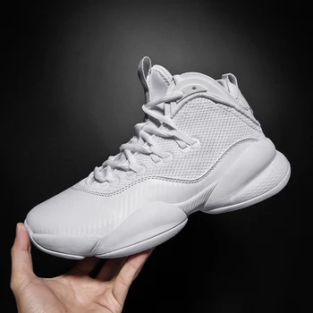 High-top Basketball Shoes for Men Trendy Light Breathable Sneakers Damping Sports Shoes Athletic Mens Air Shoes uptempo
High-top Basketball Shoes for Men Trendy Light Breathable Sneakers Damping Sports Shoes Athletic Mens Air Shoes uptempo
