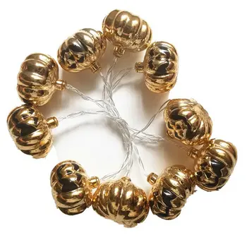 10 Heads 1.5m LED Light String Electroplating Pumpkin Lights Battery Halloween Decoration Night Light Hanging Decor Lanterns
10 Heads 1.5m LED Light String Electroplating Pumpkin Lights Battery Halloween Decoration Night Light Hanging Decor Lanterns