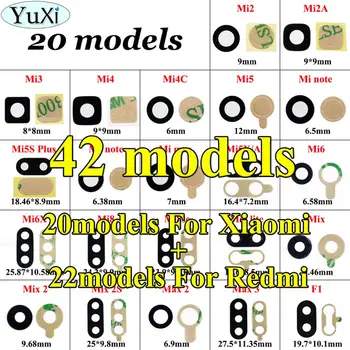 YuXi 42models Rear Back Camera Glass Lens Cover with Adhesive For Xiaomi for Redmi 1 1S 2A 3 4A 4X 4 pro 6A 5 Plus note 2 3 4 5A
YuXi 42models Rear Back Camera Glass Lens Cover with Adhesive For Xiaomi for Redmi 1 1S 2A 3 4A 4X 4 pro 6A 5 Plus note 2 3 4 5A