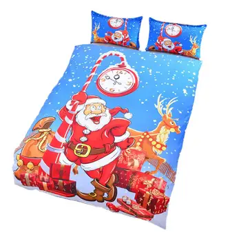 3 Pieces Christmas Santa Bedding Set Cartoon Santa Claus Print Duvet Cover Set Queen Size with 2 Pillow Sham(without Comforter)
3 Pieces Christmas Santa Bedding Set Cartoon Santa Claus Print Duvet Cover Set Queen Size with 2 Pillow Sham(without Comforter)