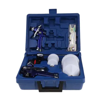 Paint Spray Gun Set 2 Gravity Sprayers and 2 Plastic Pots Auto Painting Tools
Paint Spray Gun Set 2 Gravity Sprayers and 2 Plastic Pots Auto Painting Tools