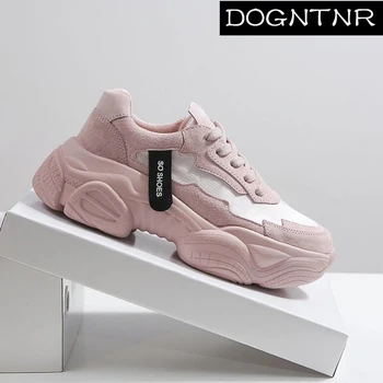 DOGNTNR Sports Shoes Women Summer And Autumn Breathable Thick Bottom Round Head Running Shoes Fashion Lace Casual Women's Shoes
DOGNTNR Sports Shoes Women Summer And Autumn Breathable Thick Bottom Round Head Running Shoes Fashion Lace Casual Women's Shoes