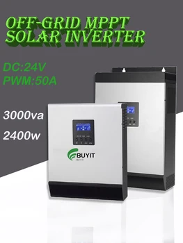 3kva Solar hybrid Inverter 50A PWM Solar Charge Controller DC 24V Pure Sine Wave Solar Inverter home inverter with battery
3kva Solar hybrid Inverter 50A PWM Solar Charge Controller DC 24V Pure Sine Wave Solar Inverter home inverter with battery