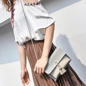 Women Fashion Double Deck Cover Tassels Crossbody Bag Shoulder Bag Phone Bag#p30 
Women Fashion Double Deck Cover Tassels Crossbody Bag Shoulder Bag Phone Bag#p30