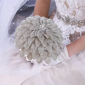 Luxurious Silver Gold Diamonds Wedding Bridal Bouquets Hands Hold For Bride Bling Bling Crystal Women Bridesmaids Handholds
Luxurious Silver Gold Diamonds Wedding Bridal Bouquets Hands Hold For Bride Bling Bling Crystal Women Bridesmaids Handholds