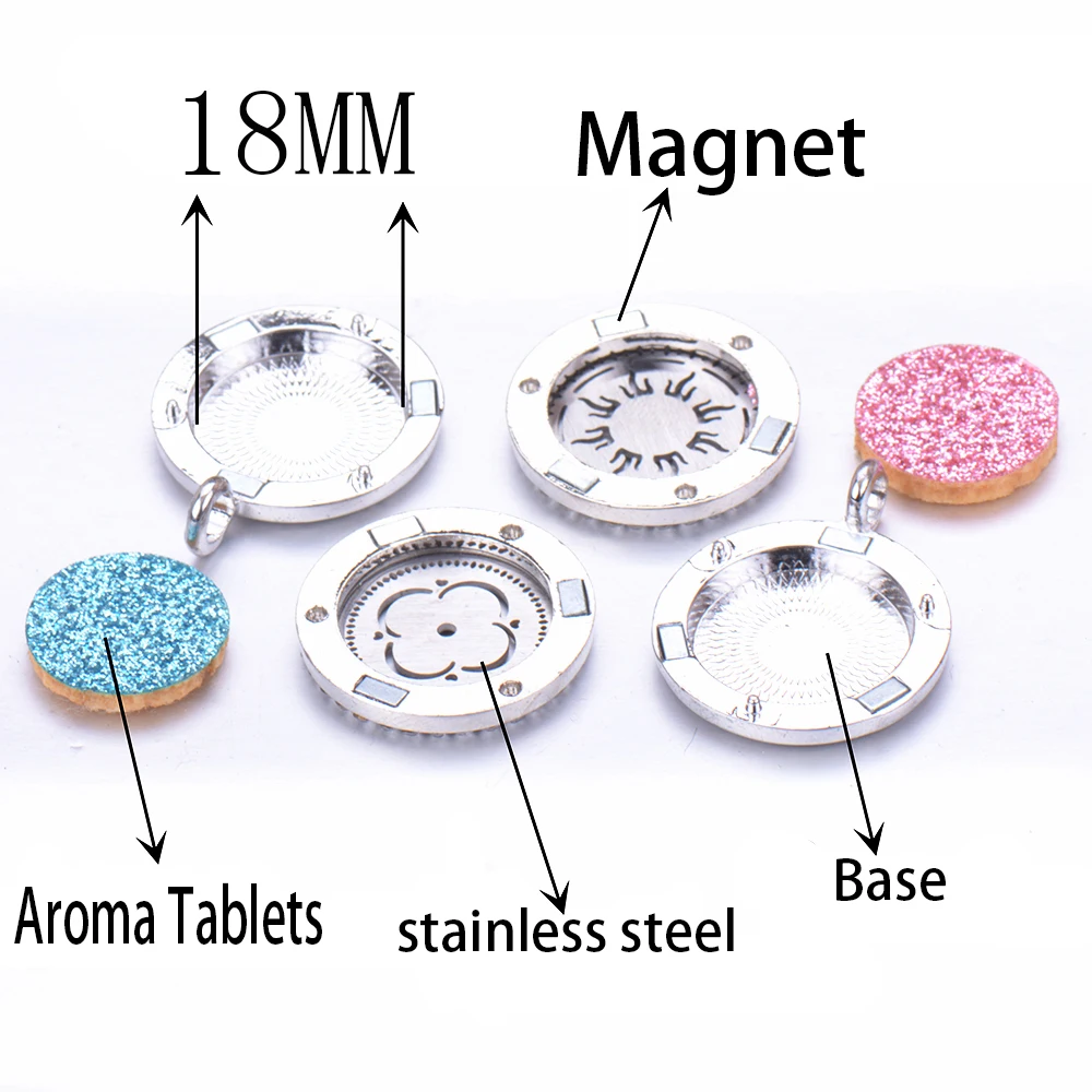 10 шт./лот диффузор эфирного масла для ароматерапии из нержавеющей стали цепочка