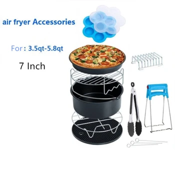 9sets/lot Air Fryer Accessories 7 Inch High Quality Air Fryer Fit all Air fryer 3.7 4.2 5.3 5.8QT
9sets/lot Air Fryer Accessories 7 Inch High Quality Air Fryer Fit all Air fryer 3.7 4.2 5.3 5.8QT