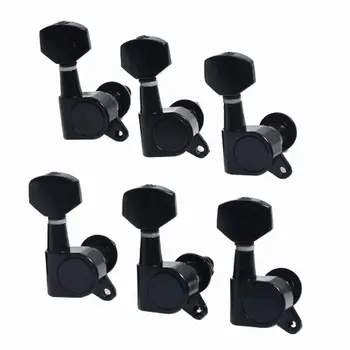 Durable Electric Parts Guitar Tuning Pegs Chrome 3R3L Right Hand Tuner Round Head Tuning Peg Tuners Keys Black Machine Heads
Durable Electric Parts Guitar Tuning Pegs Chrome 3R3L Right Hand Tuner Round Head Tuning Peg Tuners Keys Black Machine Heads