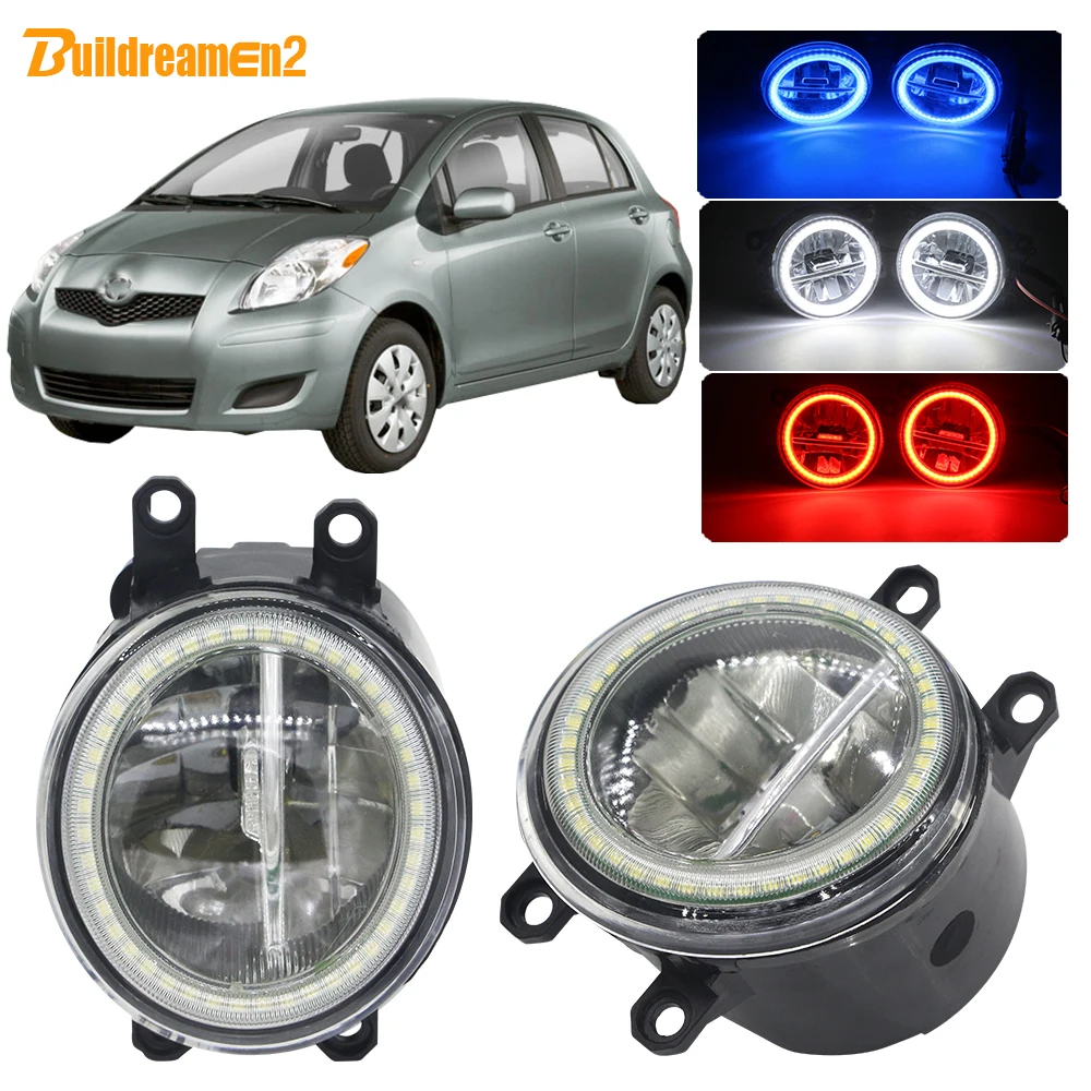 Buildreamen2 For Toyota Yaris 2006-2013 Car Styling 4000LM LED Bulb Right + Left Fog Light Angel Eye Daytime Running Lamp 12V
Buildreamen2 For Toyota Yaris 2006-2013 Car Styling 4000LM LED Bulb Right + Left Fog Light Angel Eye Daytime Running Lamp 12V