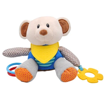 Newborn Baby Cute Playmate Plush Doll Toys Kids Cartoon Animals Hand Bells Rattles Toy Ball Teether Kids Teething Toys For Baby
Newborn Baby Cute Playmate Plush Doll Toys Kids Cartoon Animals Hand Bells Rattles Toy Ball Teether Kids Teething Toys For Baby
