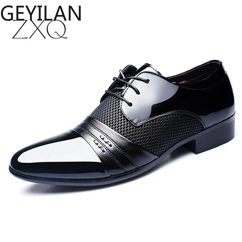 Luxury Brand Men Shoes Men's Flats Shoes Men Patent Leather Shoes Classic Oxford Shoes For Men New Fashion
Luxury Brand Men Shoes Men's Flats Shoes Men Patent Leather Shoes Classic Oxford Shoes For Men New Fashion