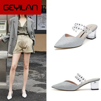 SEGGNICE Women's Slippers Brand Luxury Bling High Heel Shoes Ladies Wedding Outdoor Female Crystal Fashion 2019 Summer Slippers
SEGGNICE Women's Slippers Brand Luxury Bling High Heel Shoes Ladies Wedding Outdoor Female Crystal Fashion 2019 Summer Slippers