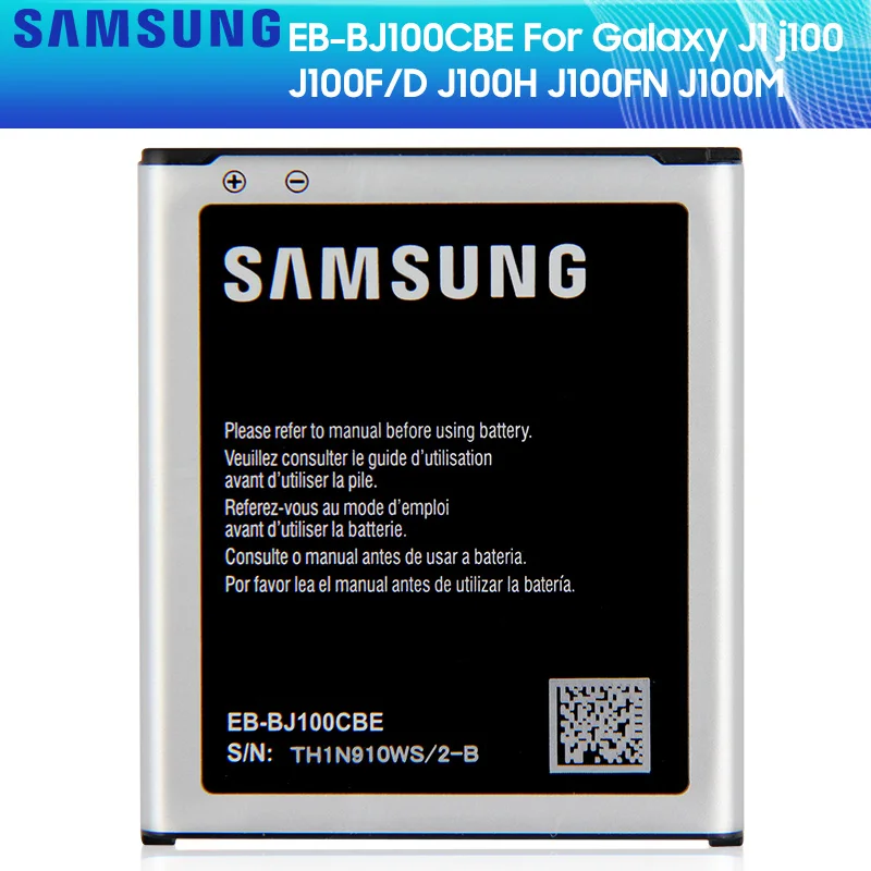 Оригинальная запасная аккумуляторная батарея для SAMSUNG Galaxy J1 j100 J100F /D J100H J100FN J100M NFC