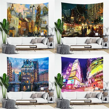 City Night Tapestry Wall Hanging Wall Decor Bedspread Bedding Blanket Curtain Sheet Table Cloth Breathable Furniture
City Night Tapestry Wall Hanging Wall Decor Bedspread Bedding Blanket Curtain Sheet Table Cloth Breathable Furniture
