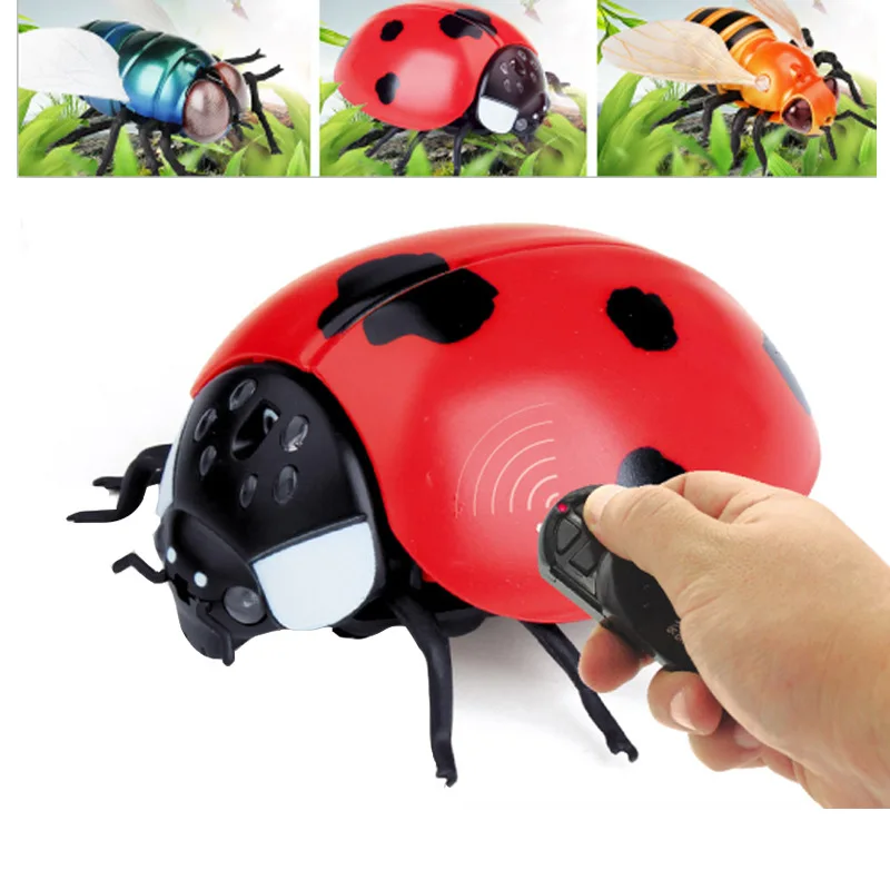 Hot Selling Strange New Remote Control Flies/Bees/Ladybug Model Trick Insect Infrared Remote Control Electric Toys
Hot Selling Strange New Remote Control Flies/Bees/Ladybug Model Trick Insect Infrared Remote Control Electric Toys