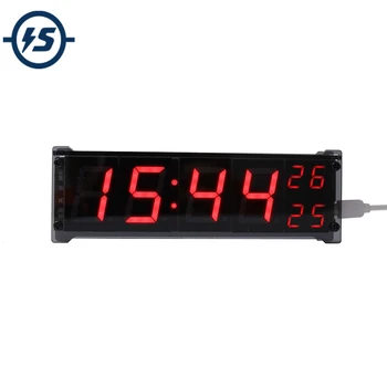 Red 8Bit LED Electronic Clock Display Module 1.2 inch LED Time Date Thermometer Display With Temperature Alarm
Red 8Bit LED Electronic Clock Display Module 1.2 inch LED Time Date Thermometer Display With Temperature Alarm