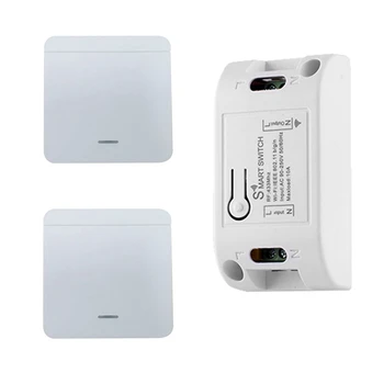 2 Set RF 433 Receiver Smart Home Wifi Wireless Remote Control Smart Switch Smart Life/Tuya APP Works with Alexa Google
2 Set RF 433 Receiver Smart Home Wifi Wireless Remote Control Smart Switch Smart Life/Tuya APP Works with Alexa Google