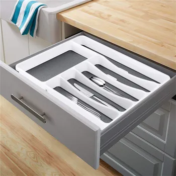 5/6 Compartments Cutlery Trays Drawer Separation Plastic Storage Boxes Home Kitchen Spoon Knife Forks Tableware Tray Organizer
5/6 Compartments Cutlery Trays Drawer Separation Plastic Storage Boxes Home Kitchen Spoon Knife Forks Tableware Tray Organizer