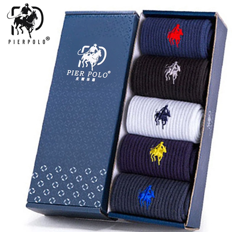 PIER POLO Men Socks Cotton Dress Socks High Quality Brand Embroidery Men Business Male Meias Winter Warm Socks For Gifts 5 Pairs
PIER POLO Men Socks Cotton Dress Socks High Quality Brand Embroidery Men Business Male Meias Winter Warm Socks For Gifts 5 Pairs